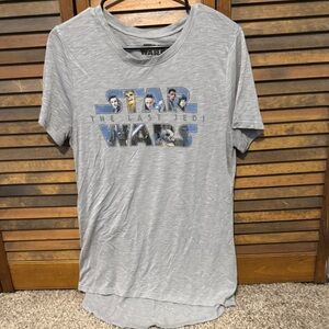 Star Wars The Last Jedi Light Gray Tee